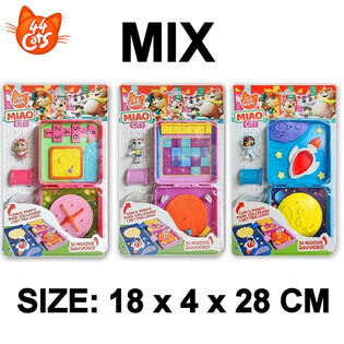 44 Cats Miao City auf Karte &ndash; 18x4x28 cm &ndash; Mix Sorten (40 St.)