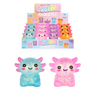Squeeze Axolotl - mit Gel-Zucker-Füllung - im Display (12 St.)