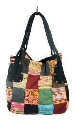 B-FAIR Patchwork-Tasche Groß Schwarz (1 Stk.)