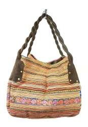 Art.Nr: 97718A - B-FAIR Brokat-Tasche Groß Braun (1 St.)