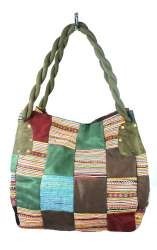 B-FAIR PATCHWORK-TASCHE KLEIN GRÜN (1 Stk.)