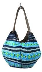 Art.-Nr: 97732C - B-FAIR Tasche Pouche Braun/Blau/Gelb (1 Stk.)