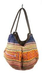Art.Nr: 97734B - B-FAIR Pouche-Tasche Braun Denim (1 Stk.)