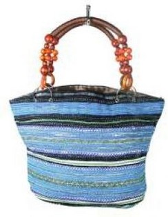 B-FAIR TASCHE BEADS BRAUN/BLAU (1 Stk.)