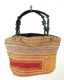 B-FAIR Perlen-Tasche Schwarz (1 Stk.)