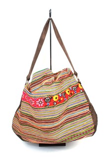 B-Fair Schultertasche Saddle Orange/Gr&uuml;n (1 Stk.)