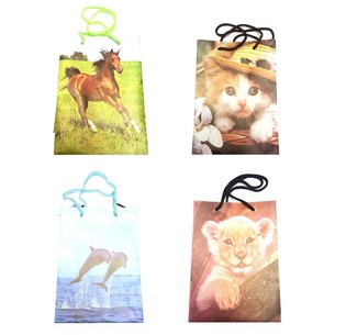 Verpackungsbeutel TIERE MIX - 12x17.5 (12st)