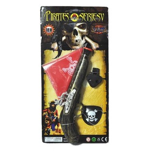 Piraten-Spielset auf Karte - Modell 3 (6 Stk.)