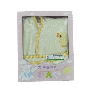 BABY BOW Kinderbademantel Gelb | B2B Gro&szlig;handel