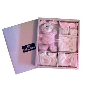 BABY BOW 5-teiliges Baby-Geschenkset f&uuml;r M&auml;dchen