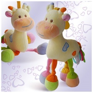 BABY BOW Pl&uuml;schtier - Giraffe