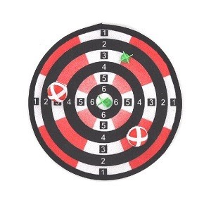 KINDER-DARTBOARD (12 Stk.)
