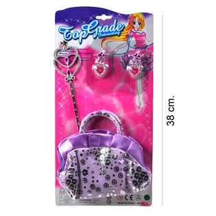 Spielset f&uuml;r M&auml;dchen auf Karte (6-teilig)